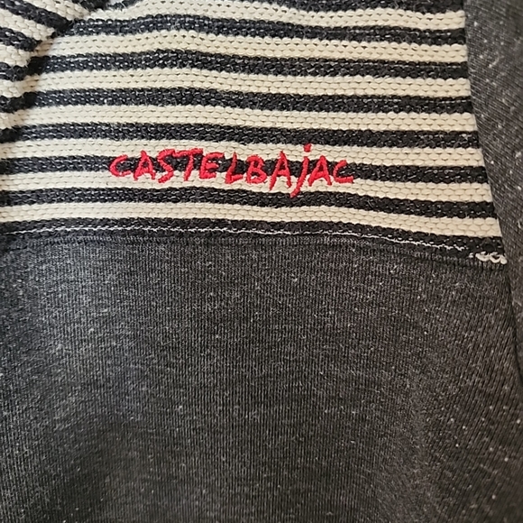 Castelbajac peanuts sweatshirt Hooded vintage 80s go anywhere - Picture 2 of 15